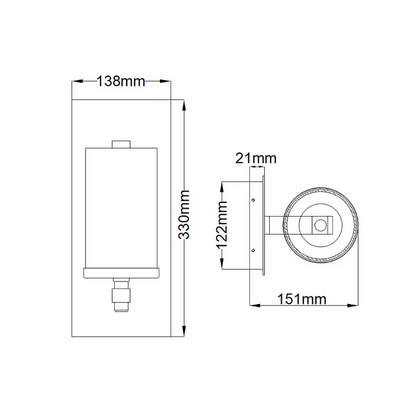 Angelo 1-Light Wall Light