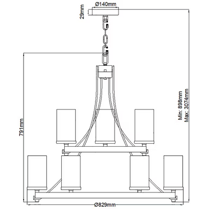 Angelo 9-Light Chandelier