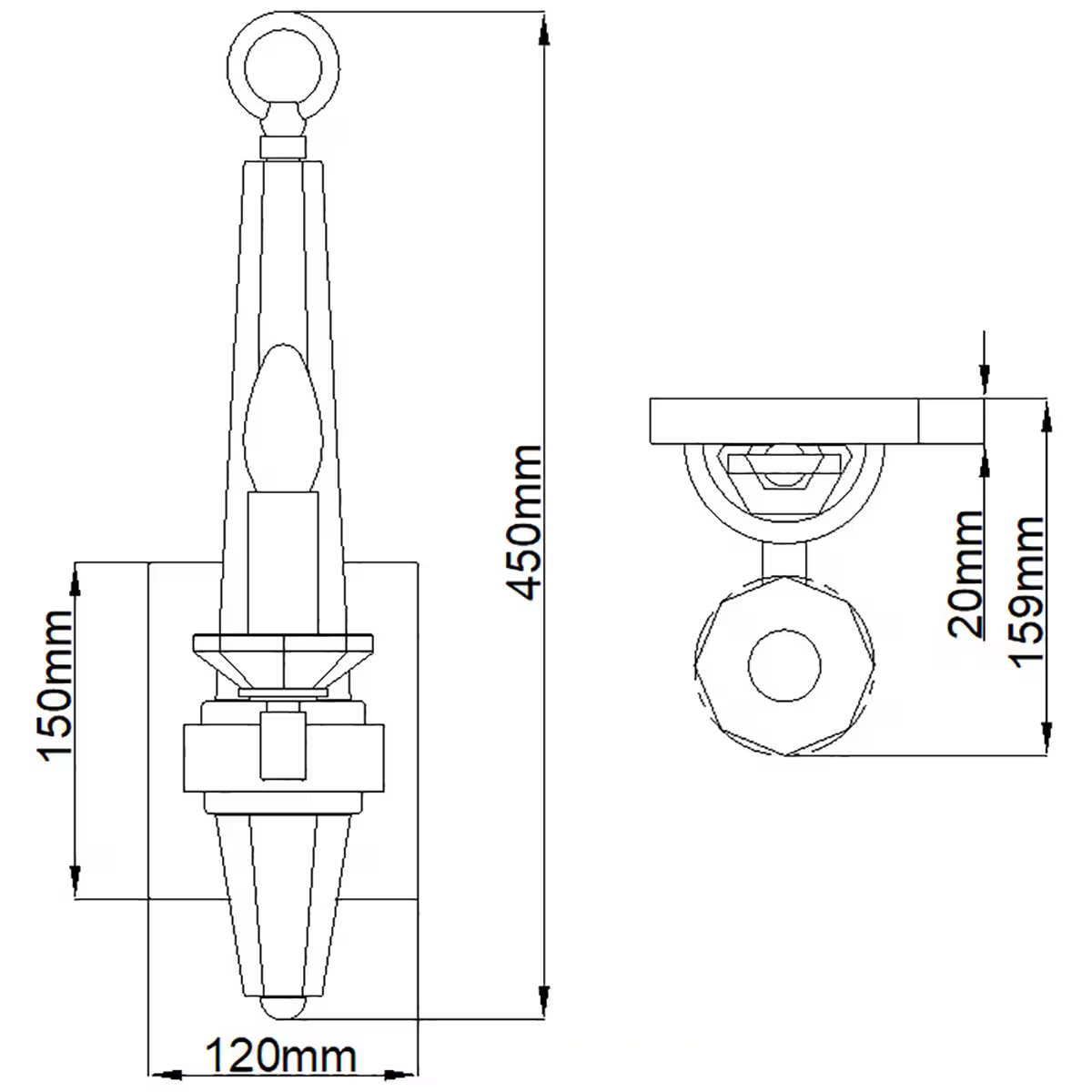 Ascher 2-Light Wall Light