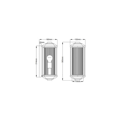Castelle 1-Light Wall Lantern