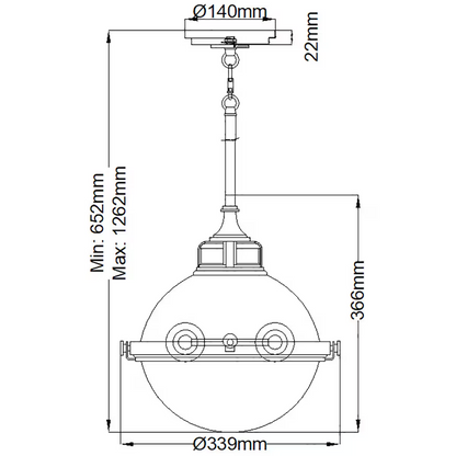 Fletcher 2-Light Pendant