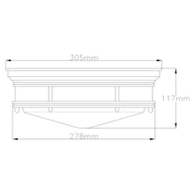 Quintiesse Hadrian 2-Light Flush Ceiling Light