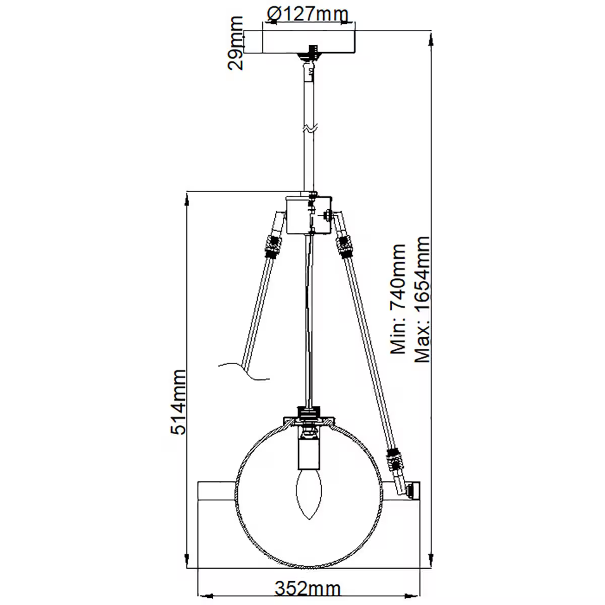 Harper 1-Light Pendant