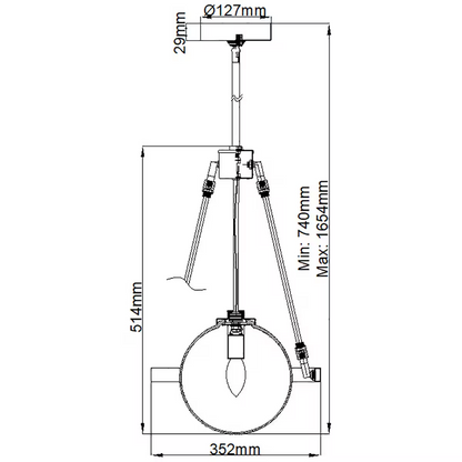 Harper 1-Light Pendant