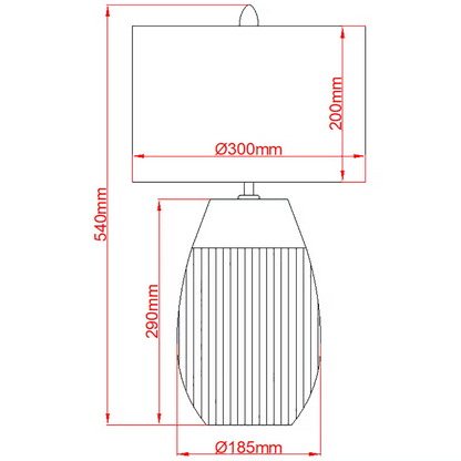 Harrow 1-Light Table Lamp