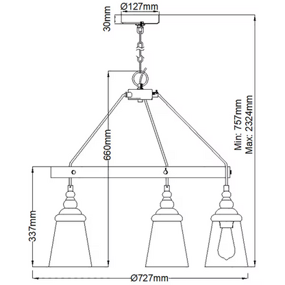 Loras 5-Light Chandelier