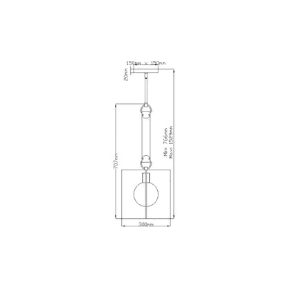 Ludlow 1-Light Pendant