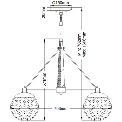 Marilyn 4-Light Pendant Chandelier