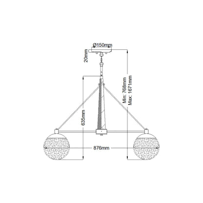 Marilyn 6-Light Chandelier in Polished Nickel