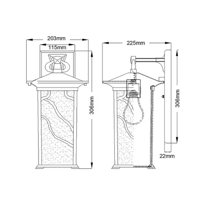 Morris 1-Light Wall Lantern