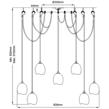 Nula 12-Light Pendant
