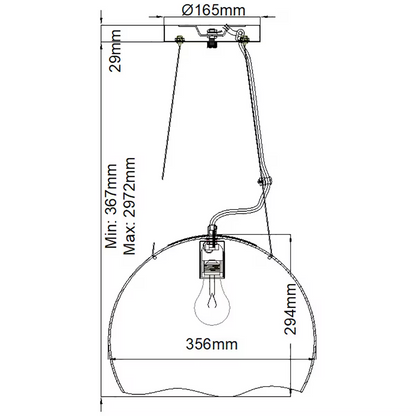 Nula 1-Light Pendant