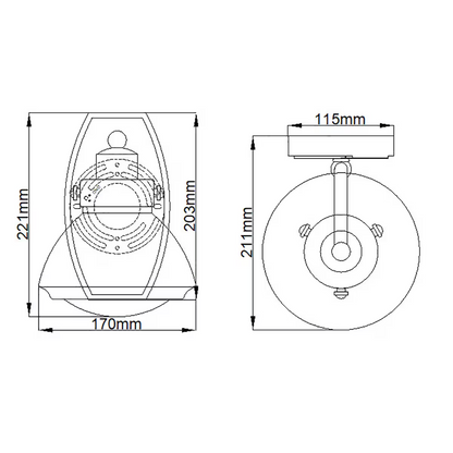 Scholar 1-Light Wall Light