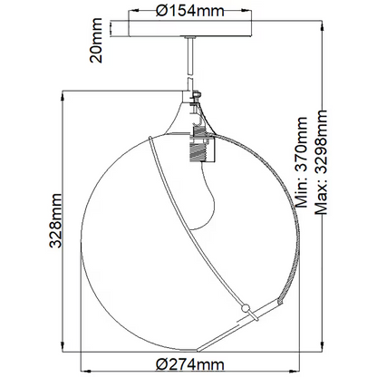 Skye 1-Light Pendant