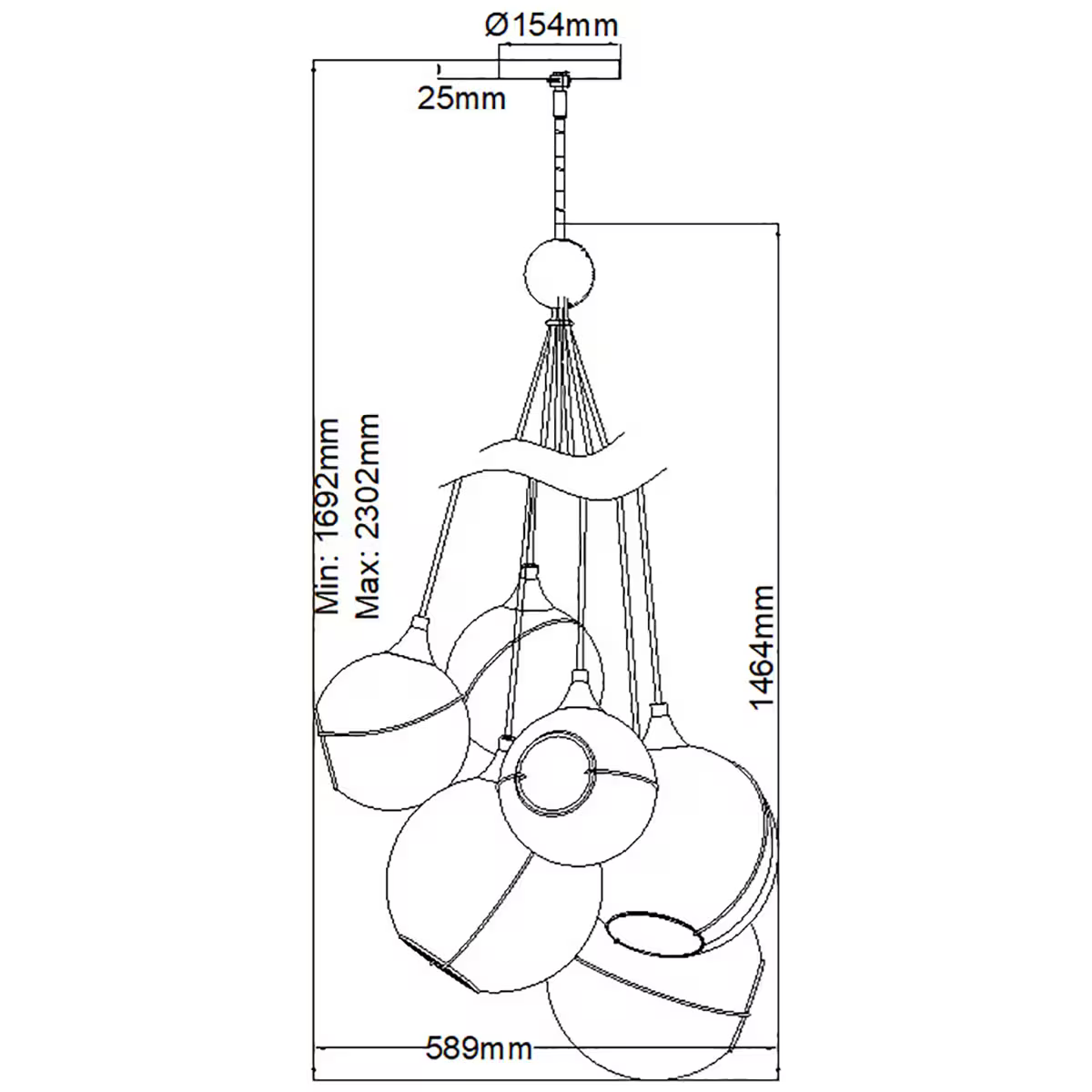Skye 6-Light Pendant