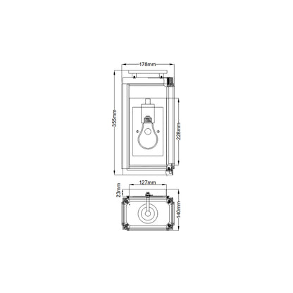 Sutcliffe 1-Light Wall Lantern
