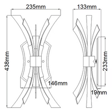Vida 2-Light Wall Light