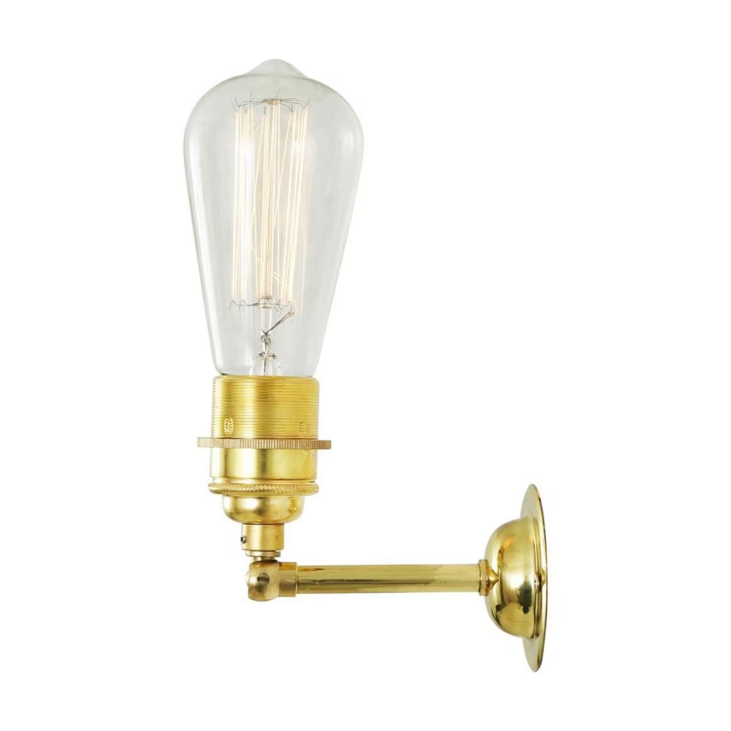 Lome Vintage Bare Bulb Wall Light