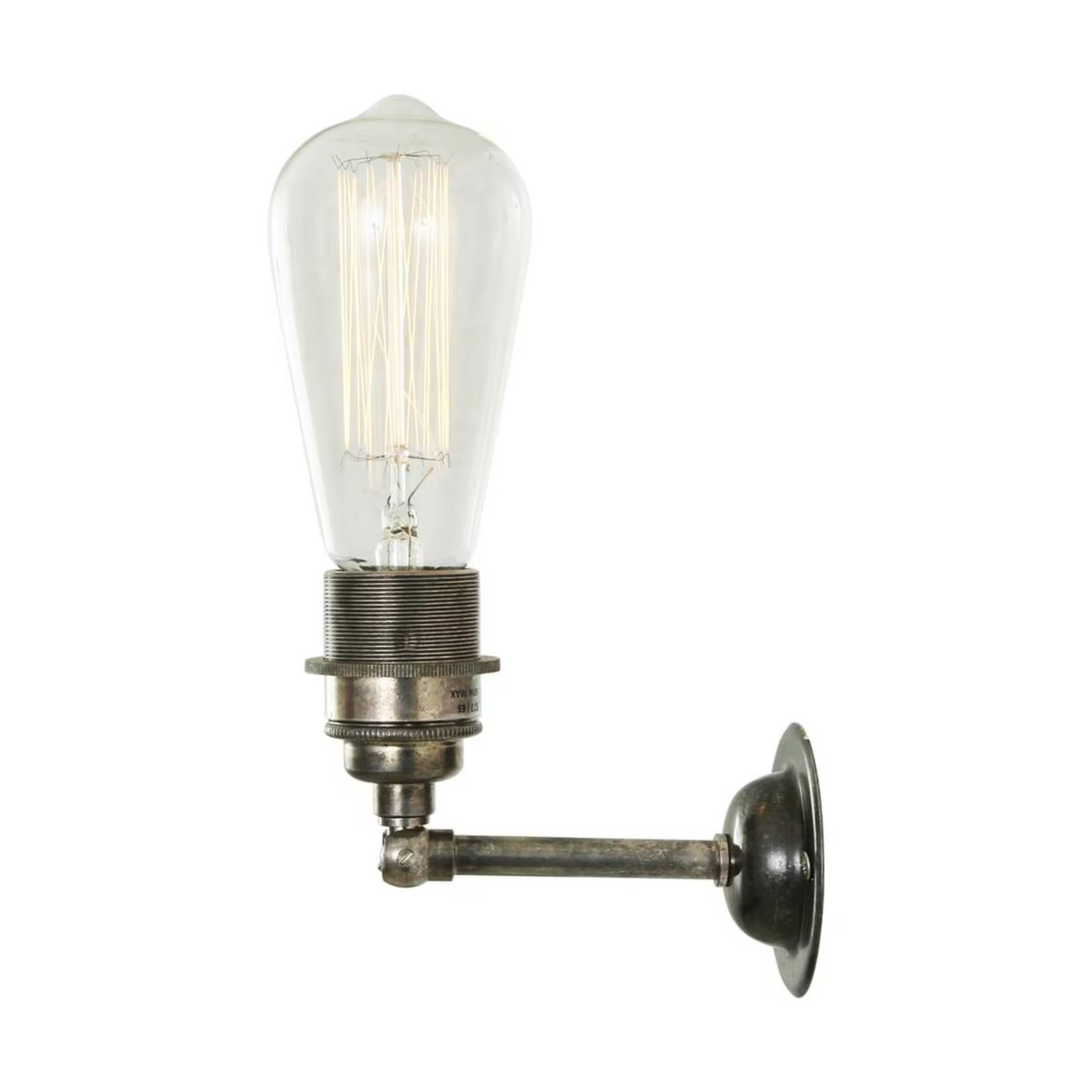 Lome Vintage Bare Bulb Wall Light
