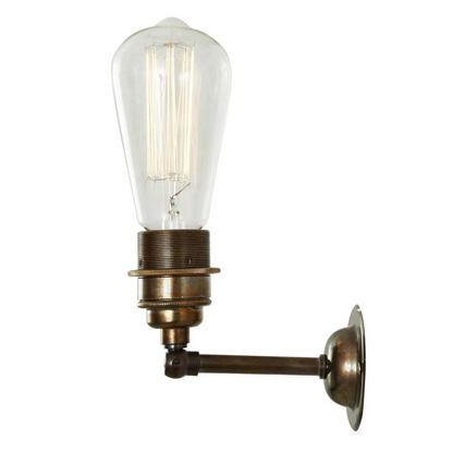 Lome Vintage Bare Bulb Wall Light