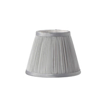 Clip Shades Pleated Grey Chiffon Candle Shade