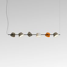 Tam Tam 6 Large Linear Pendant in Black