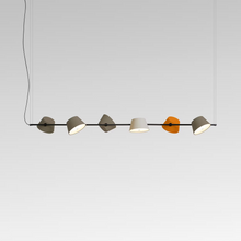 Tam Tam 6 Large Linear Pendant in Black