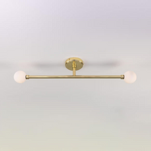 Silverton Double Globe Slim Bathroom Ceiling Light