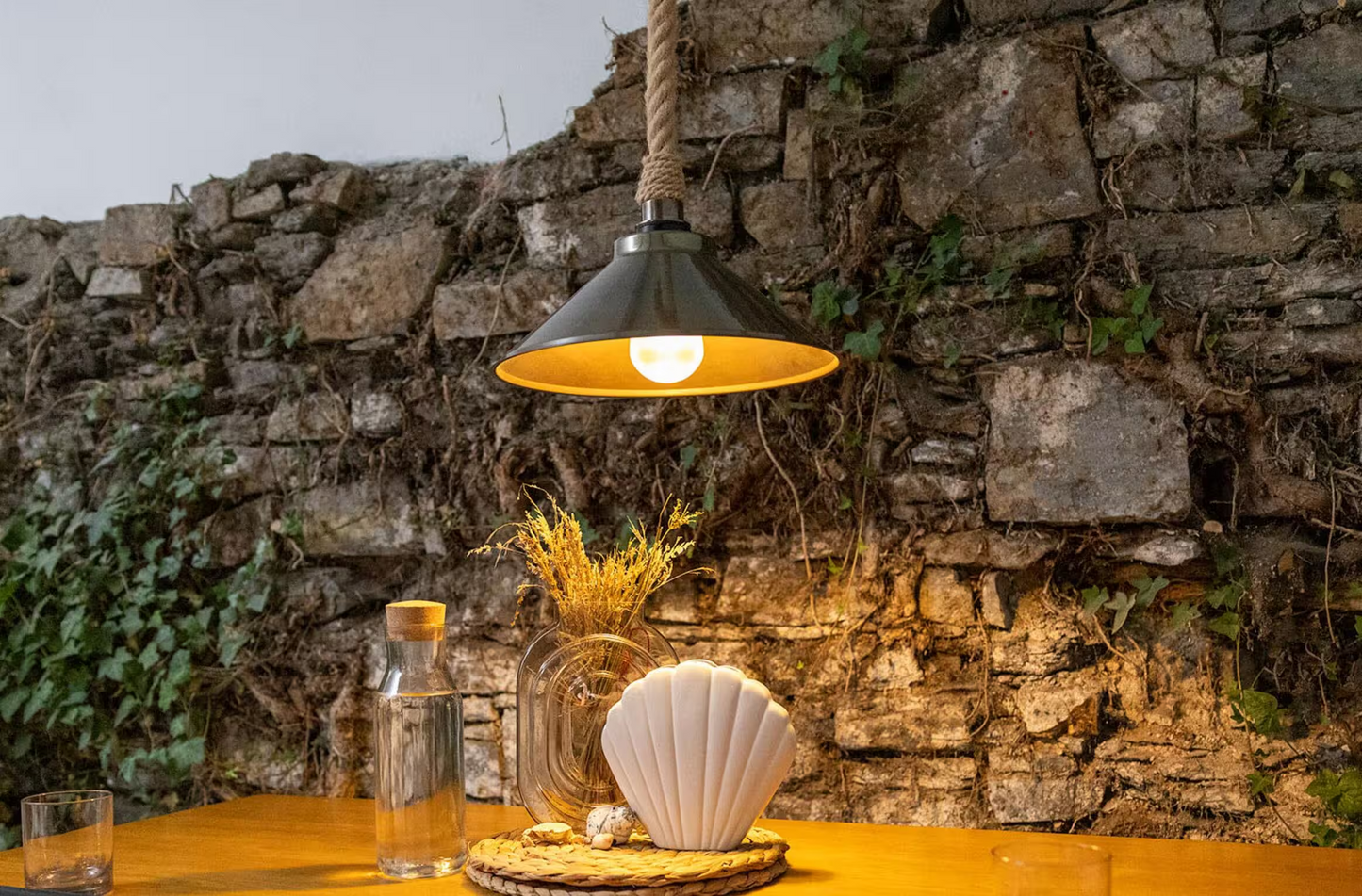 Naxos Jute Rope Pendant Light