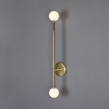 Gunning Double Globe Slim Bathroom Wall Light