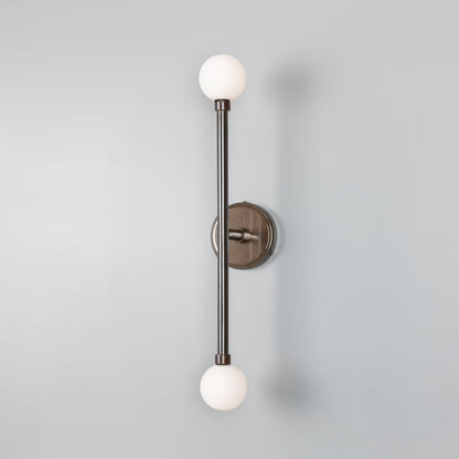 Monto Double Globe Slim Bathroom Wall Light