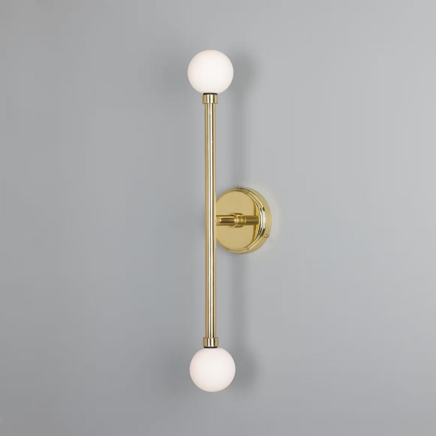 Monto Double Globe Slim Bathroom Wall Light
