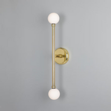 Monto Double Globe Slim Bathroom Wall Light