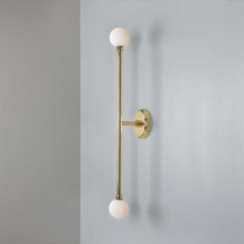 Silverton Double Globe Slim Bathroom Wall Light