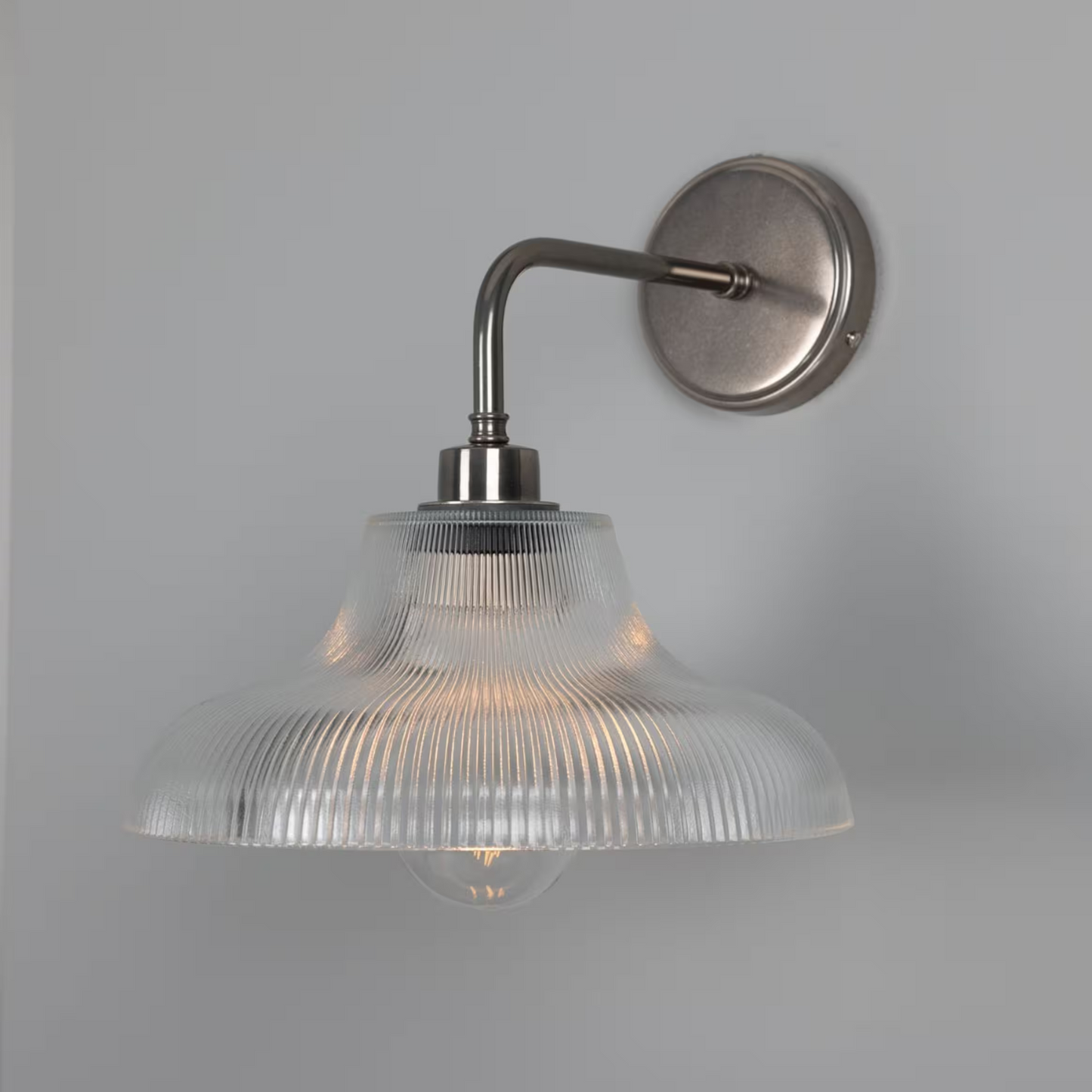 Mono Vintage Railway Glass Bathroom Wall Light
