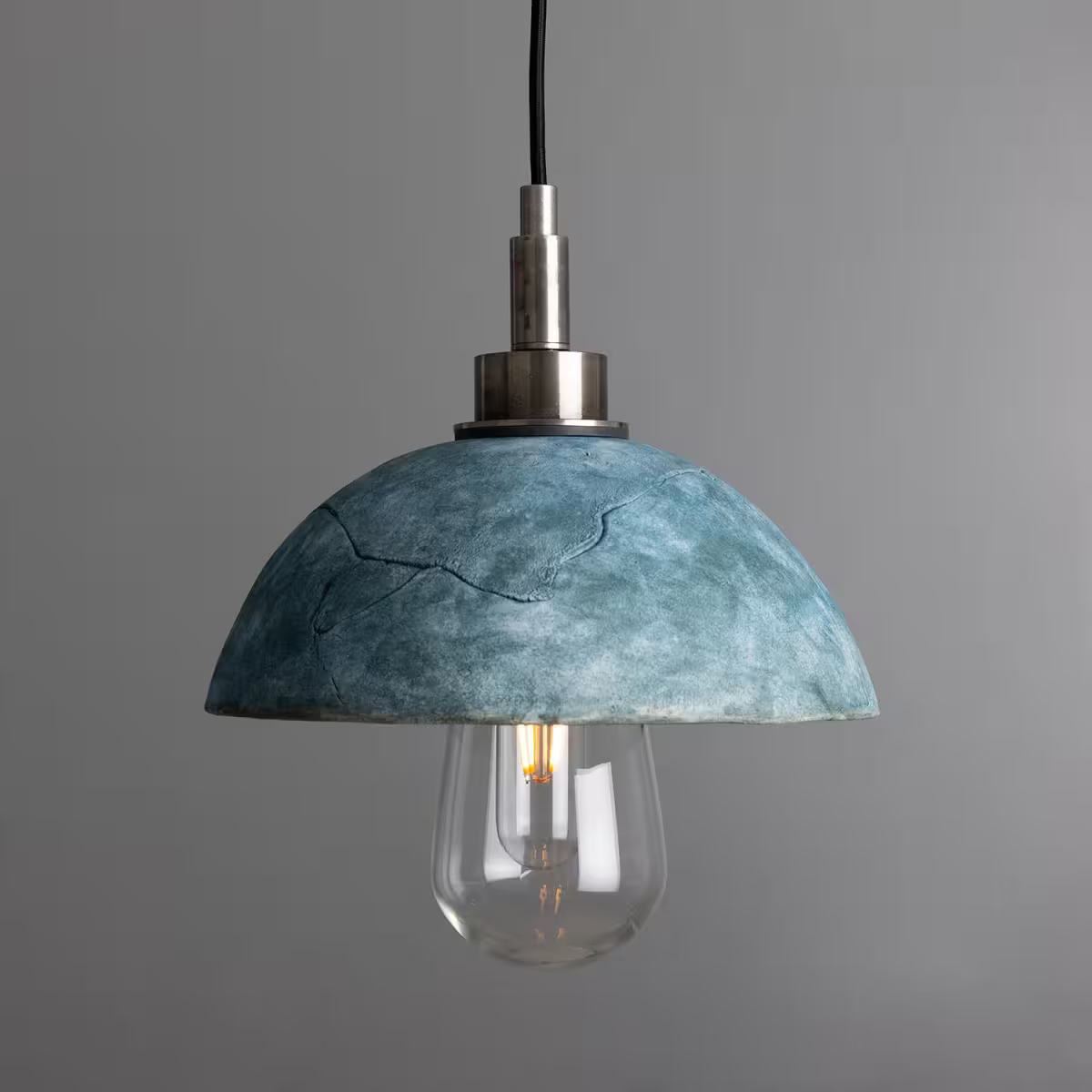 Kingii Ceramic Dome Bathroom Pendant, IP44