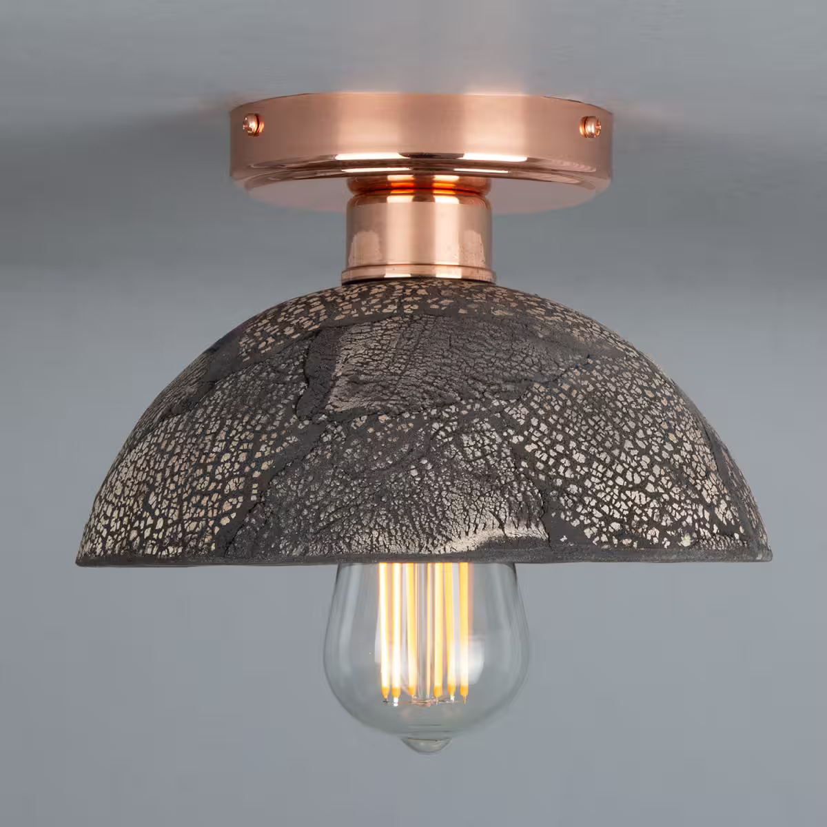 Kauri Organic Ceramic Dome Ceiling Light