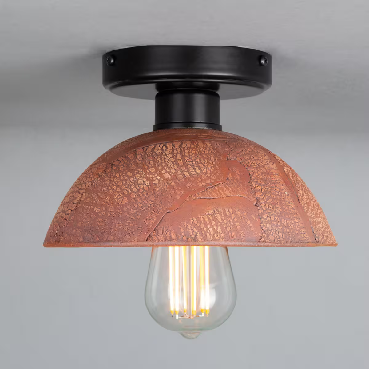 Kauri Organic Ceramic Dome Ceiling Light