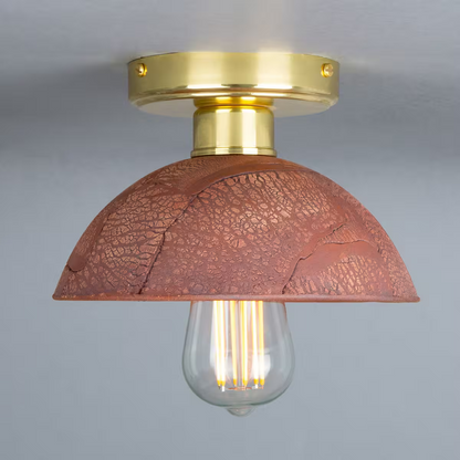 Kauri Organic Ceramic Dome Ceiling Light