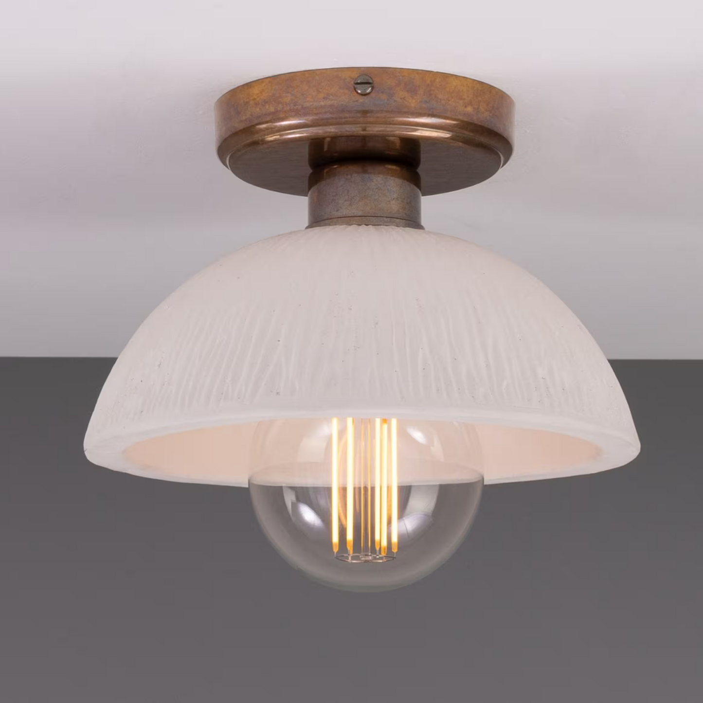 Kauri Organic Ceramic Dome Ceiling Light