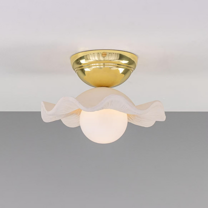 Rivale Wavy Ceramic Ceiling Light