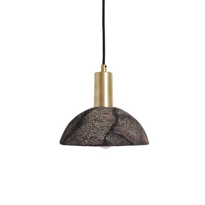 Kauri 20cm Organic Ceramic Dome Pendant
