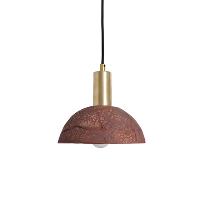 Kauri 20cm Organic Ceramic Dome Pendant