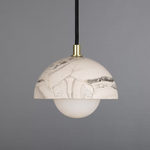 Ferox Small Ceramic Dome Pendant Light