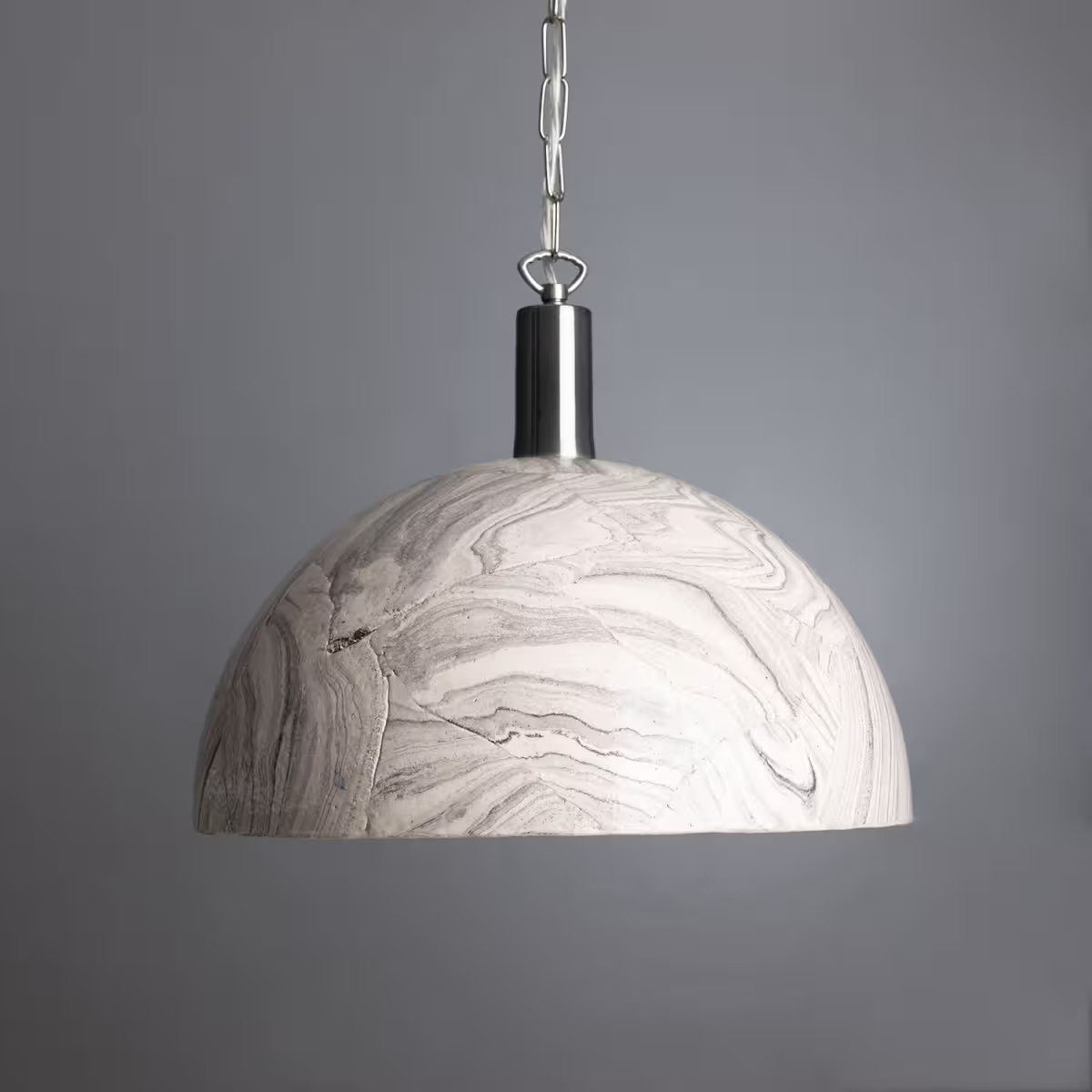 Kauri Organic Ceramic Dome Pendant