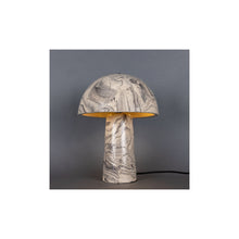 Amanita Marbled Ceramic Mushroom Table Lamp