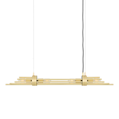 Victoria 4-Light Modern Brass Pendant