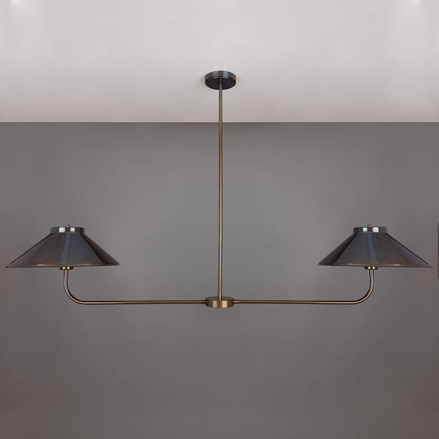 Princeton Modern Brass Island Chandelier