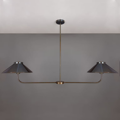 Princeton Modern Brass Island Chandelier