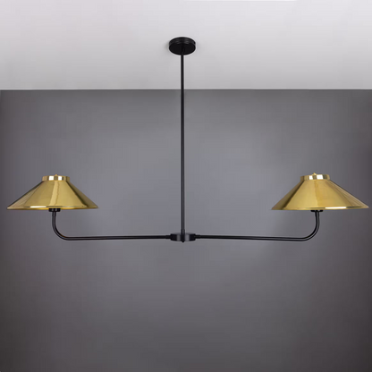 Princeton Modern Brass Island Chandelier